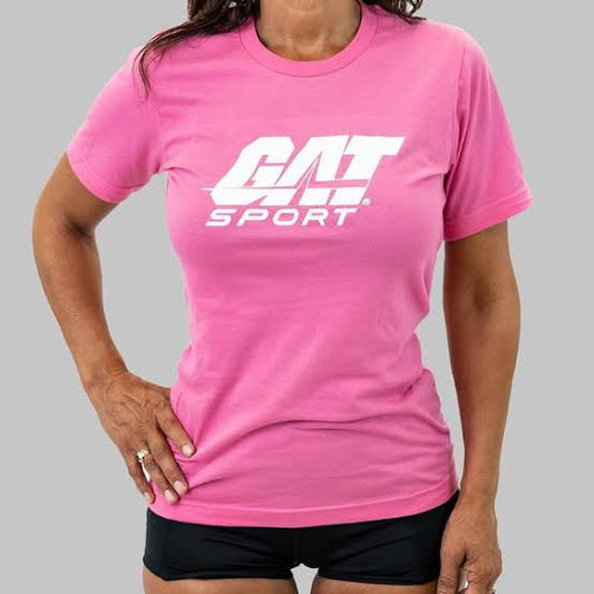 GAT charity pink white logo