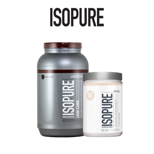 Isopure Zero/Low carbs 3 lbs + Isopure creatine 100 tomas