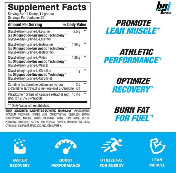 Best Bcaa Shredded 25 Servs – AF Supplements MX