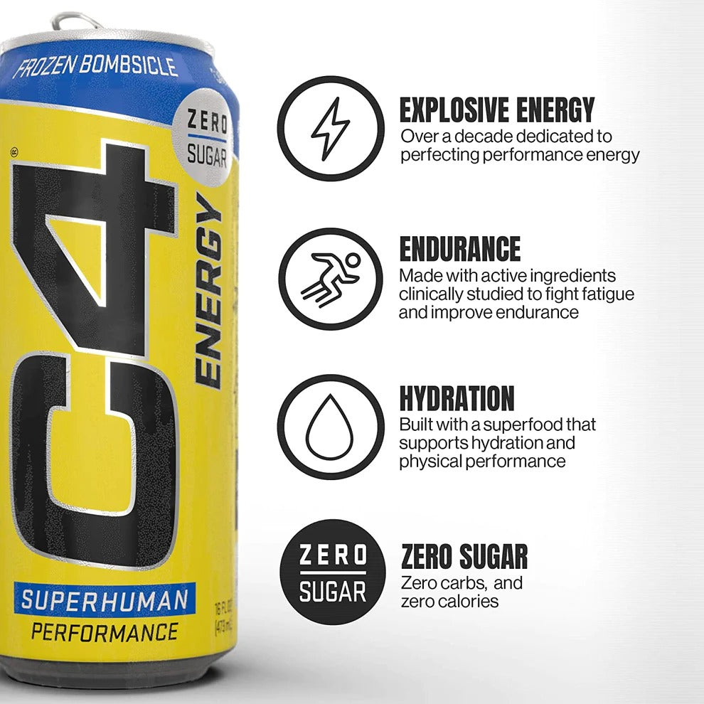 C4 Energy 16 oz TWO PACK (24 Piezas)