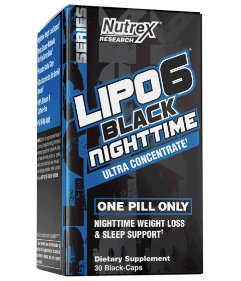 Nutrex Lipo 6 Black Nighttime 30 Ct